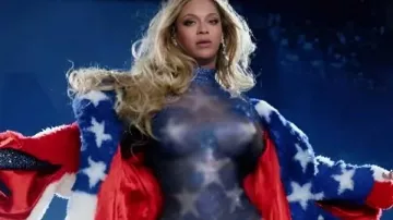 Beyonce Washington D.C Cowboy Carter Tour Fur Coat