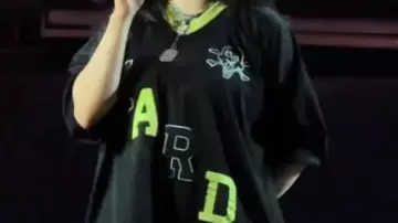 Black Jersey worn by Billie Eilish in Dublin Hit Me Hard and Soft Tour
