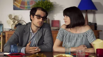 the glasses of Jean-Luc Godard (Louis Garrel) in Le Redoutable