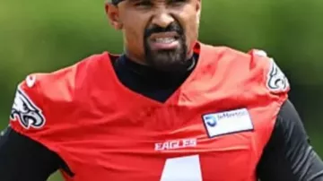 Jalen Hurts Philadelphia Eagles OTA Red Jersey