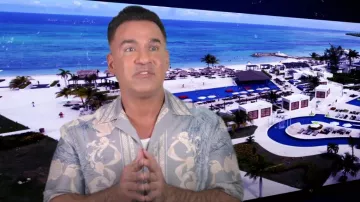 Versace Barocco Sea Silk Shirt worn by Mike Sorrentino as seen in Jersey Shore: Family Vacation (S08E13)