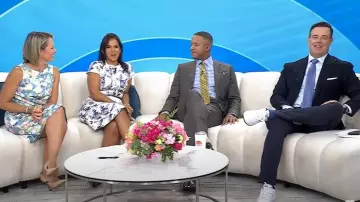 Reebok Club C 85 Lace-Up Mens Sneakers worn by Carson Daly as seen in Today on August 25, 2025