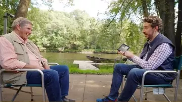 Puma Extol Japanorama Pack porté par Joe Fryer comme on le voit dans Today le 25 août 2025