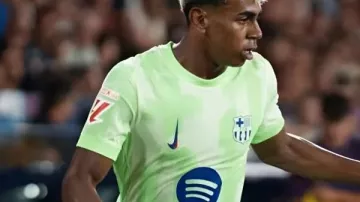 Lamine Yamal Levante UD v FC Barcelona Shirt worn by Lamine Yamal in Barcelona’s Wild Comeback Win Over Levante