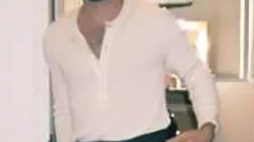 Jersey de algodón acanalado blanco usado por Niall Horan en The Voice S28