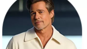 Brad Pitt White Sweatshirt worn by Sonny Hayes (Brad Pitt) in F1 || F1 The Movie 2025 Brad Pitt White Sweatshirt