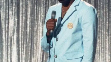 Suit worn by Tyler, The Creator in Tyler The Creator On His Album IGOR ????