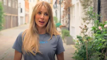 Reformation Classic Crew Tee worn by Olivia Attwood as seen in Olivia Attwood: The Price of Perfection (S02E05)