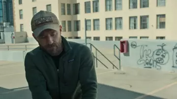 Patagonia Fleece Pullover worn by Mike (Ben Foster) as seen in The Contractor movie wardrobe