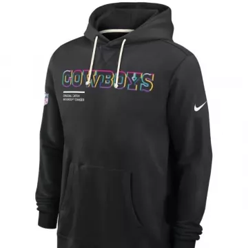 Dallas Cowboys Black 2025 Crucial Catch Sideline Dri-FIT Hoodie