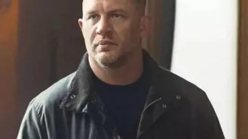 Mobland Tom Hardy Grey Cotton Jacket worn by Harry Da Souza (Tom Hardy) in MobLand (S01)