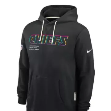 Kansas City Chiefs Black 2025 Crucial Catch Sideline Dri-Fit Hoodie (Zach Cohen) in zachcohenfb