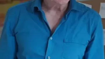 Blue Shirt worn by Charles-Haden Savage (Steve Martin) in TV Series Only Murders In The Building S05