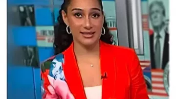 NBC News Daily 2025 Morgan Radford Floral Blazer