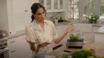 Lauren Ralph Lauren Ceinture en cuir à boucle coulissante portée par Meghan Markle comme on le voit dans With Love, Meghan (S01E08)