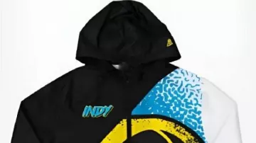Chaqueta con capucha NBA Indiana Pacers 24-25 City Edition usada por Tyrese Haliburton en Oklahoma City Thunder vs Indiana Pacers Juego completo 7 Resumen - 22 de junio de 2025 | Finales de la NBA 2025