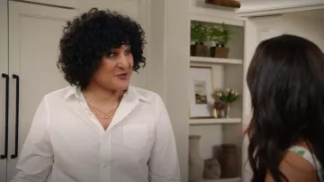 Frank & Eileen Eileen Chemise portée par Samin Nosrat comme on le voit dans With Love, Meghan (S02E04)