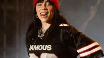 Billie Eilish Oversize Famous Black Jersey