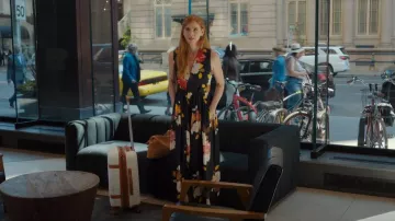 Heidi Merrick Corsica Dress in English Rose worn by Katherine Walter (Sarah Rafferty) as seen in My Life with the Walter Boys (S02E01)