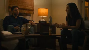 Chemise en flanelle de coton à carreaux portugaise portée par Mark Meachum (Jensen Ackles) comme on le voit dans Countdown (S01E07)