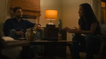 Portuguese Flannel Tip Checked Cotton-Flannel Shirt worn by Mark Meachum (Jensen Ackles) as seen in Countdown (S01E07)