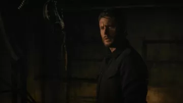Veste chemise en piqué de coton mélangé à double maille Vince portée par Mark Meachum (Jensen Ackles) comme on le voit dans Countdown (S01E08)
