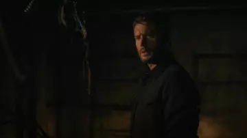 Vince Double-Knit Cotton-Blend Piqué Shirt Jacket worn by Mark Meachum (Jensen Ackles) as seen in Countdown (S01E08)