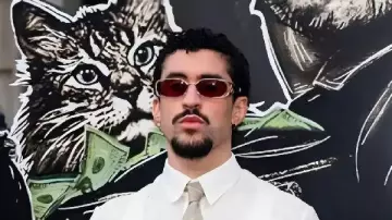 This White Shirt worn by Bad Bunny in Caught Stealing NY Premiere 2025