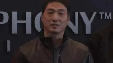 Gran Turismo Takehiro Hira Leather Jacket worn by Kazunori Yamauchi (Takehiro Hira) as seen in Gran Turismo