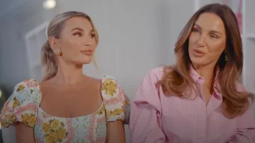 Claudie Pierlot Heart Earrings worn by Billie Faiers as seen in Sam & Billie: Sister Act (S01E01)