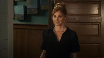 The Great Crochet Polo worn by Katherine Walter (Sarah Rafferty) as seen in My Life with the Walter Boys (S02E05)