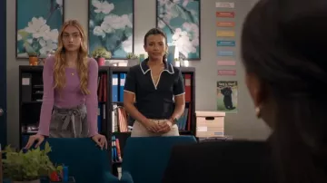 Veronica Beard Kearney Polo worn by Jackie Howard (Nikki Rodriguez) as seen in My Life with the Walter Boys (S02E06)