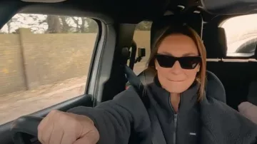 Gymshark Sherpa 1/4 Zip usado por Sam Faiers como se ve en Sam & Billie: Sister Act (S01E02)