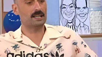Bom Dia Alegria 2025 António Raminhos Camisa con gráficos impresos