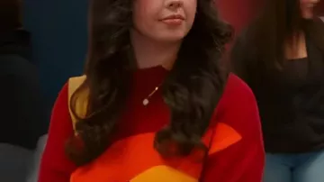 My Life With The Walter Boys S02 Ellie O’Brien Sunset Sweater worn by Grace (Ellie O'Brien) in My Life with the Walter Boys (S02)