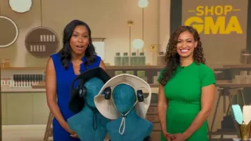 Fashion Nova Rare Catch Ribbed Midi Dress worn by Milly Almodovar as seen in Good Morning America on August 28, 2025