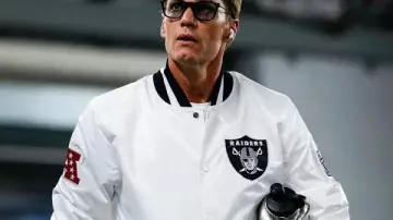 Tom Brady 2025 Raiders White Jacket