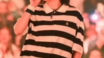 Striped Shirt worn by Billie Eilish Avicii Arena 2025