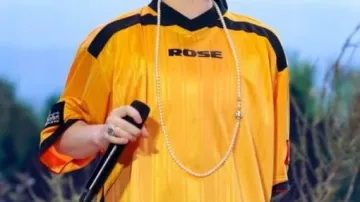 Oversized Orange T-shirt worn by Billie Eilish in 2025 Grammy Awards
