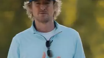 Stick 2025 Owen Wilson Long Sleeve Polo Shirt worn by Pryce Cahill (Owen Wilson) in Stick (S01)