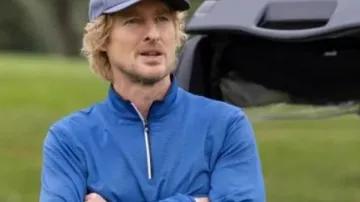 Stick S01 Owen Wilson Blue Sweatshirt worn by Pryce Cahill (Owen Wilson) in Stick (S01)