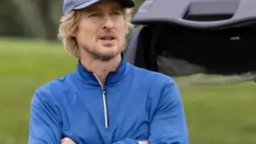 Stick S01 Owen Wilson Blue Sweatshirt worn by Pryce Cahill (Owen Wilson) in Stick (S01)