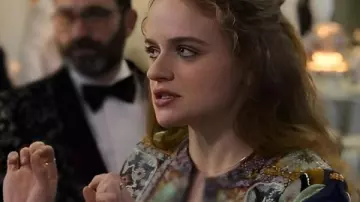 2024 Family Affair Joey King Floral Cropped Jacket worn by Zara Ford (Joey King) as seen in A Family Affair