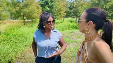 Joie Cedra B worn by Michelle Miller as seen in CBS Mornings on  August 31, 2025