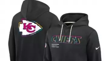 Kansas City Chiefs Black Crucial Catch Dri-Fit Hoodie worn by Jalen Hurts in the YouTube video NOBODY Wants To ADMIT This About Patrick Mahomes & The Kansas City Chiefs... | Film Analysis |