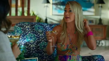 Luli Fama Bandeau Ring Cut Out Maxi Dress worn by Eve Stripling (Meredith Hagner) as seen in Bad Monkey (S01E09)