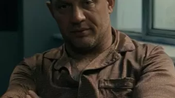 2025 MobLand Tom Hardy Brown Shirt