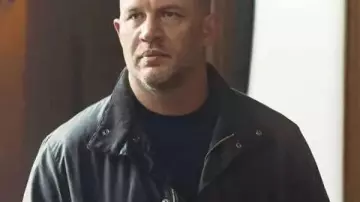 Hardy Grey Cotton Jacket worn by Harry Da Souza (Tom Hardy) in MobLand (S01)