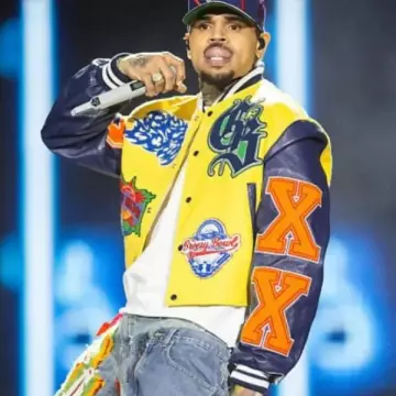 Chaqueta de gira Breezy Bowl XX de Chris Brown usada por Chris Brown (Chris Brown) en missflawless4