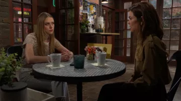 Re/Done 70s Stove Pipe High Rise Straight Ankle Jeans worn by  Claire Grace(Hayley Erin) as seen in The Young and the Restless on August 27, 2025